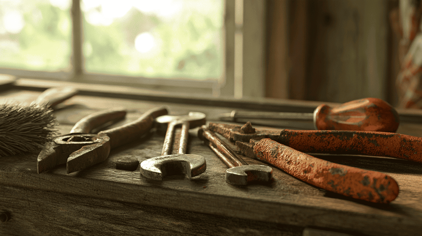 roestig gereedschap